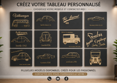 Des Créations Uniques pour les Passionnés